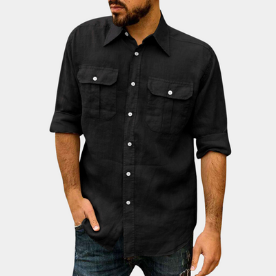 Hugh® | Classic Men'S Shirt With Chest Pockets