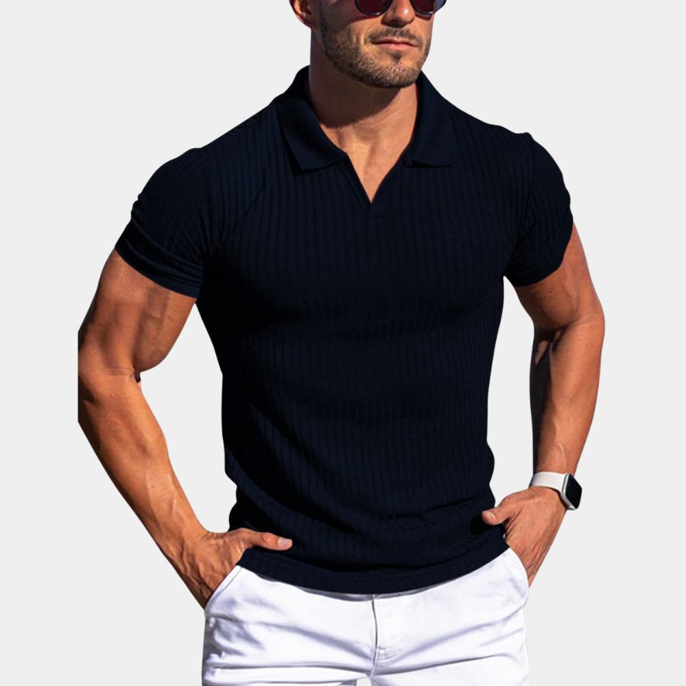 Grover® | Men'S Fitted Polo Shirt