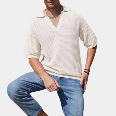 Hamish® | Summer T-Shirt For Men With V-Neck