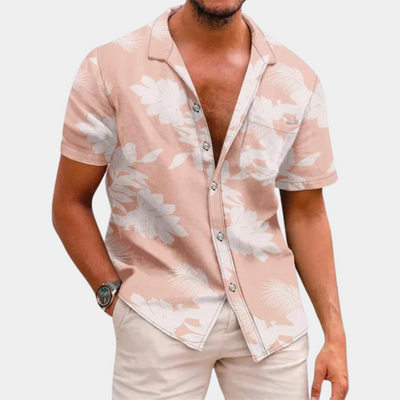 Gustav® | Men'S Floral Pattern Shirt