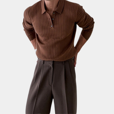 Chester® | Long Sleeve Polo Knitted