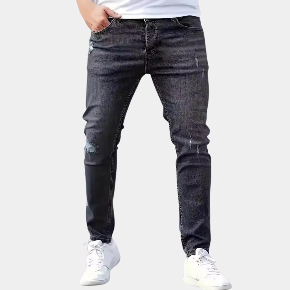 Troy® | Casual Men'S Jeans With Ripped Design