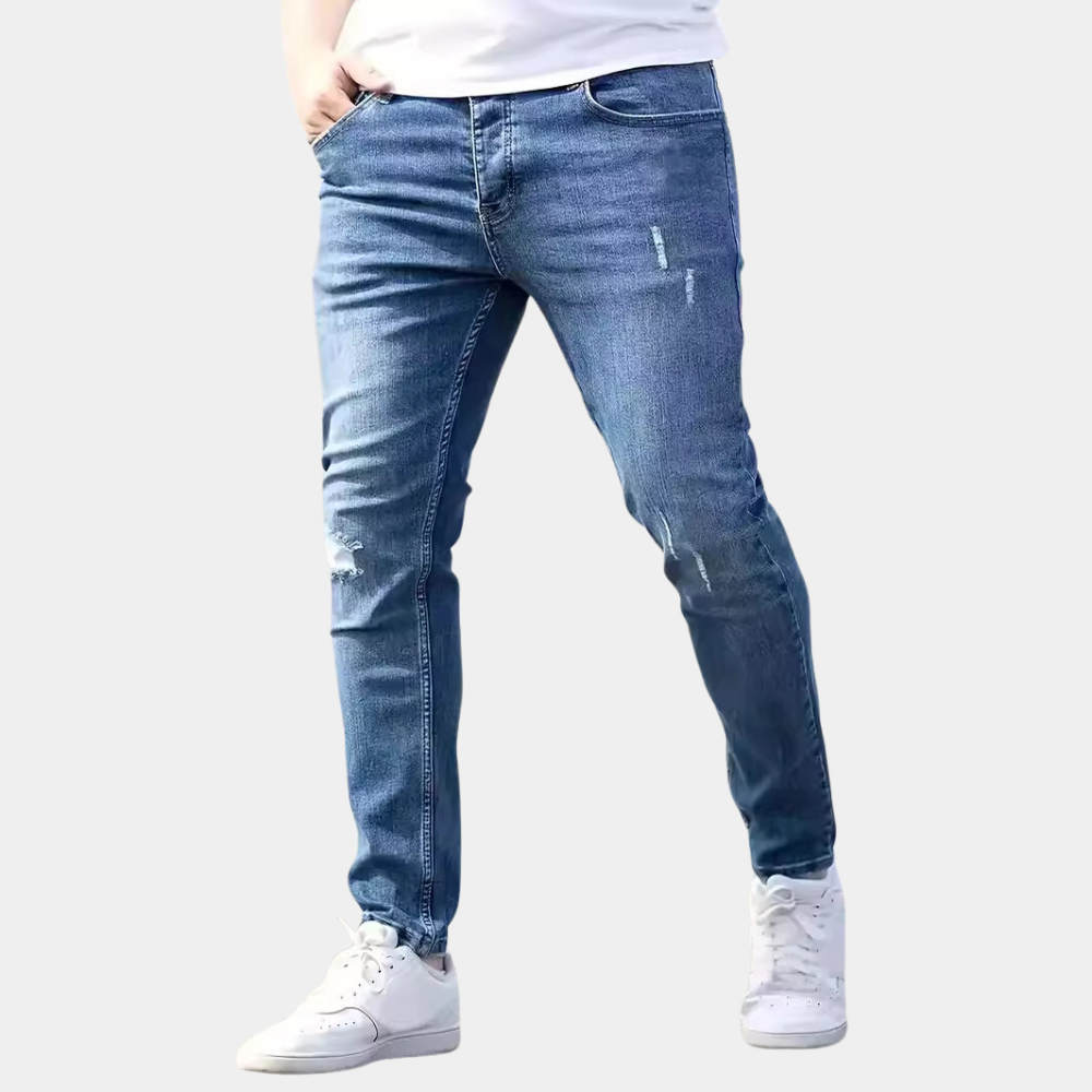 Troy® | Casual Men'S Jeans With Ripped Design