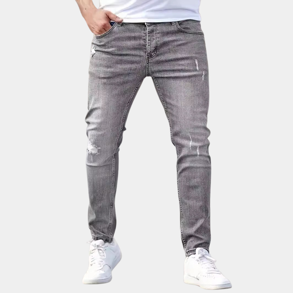 Troy® | Casual Men'S Jeans With Ripped Design