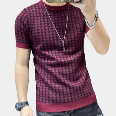 Herbert® | Men'S Houndstooth Style Shirt