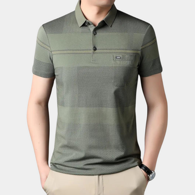 Hosea® | Stylish Striped Men'S Polo Shirt