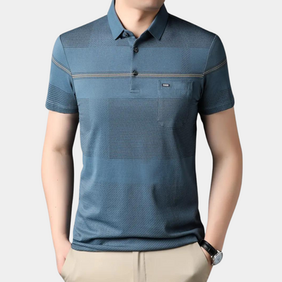 Hosea® | Stylish Striped Men'S Polo Shirt