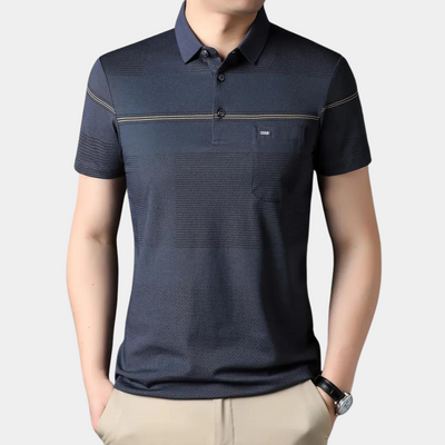 Hosea® | Stylish Striped Men'S Polo Shirt