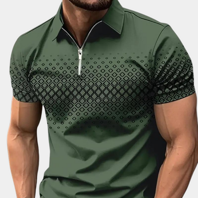 Hubert® | Printed Polo Shirt For Men