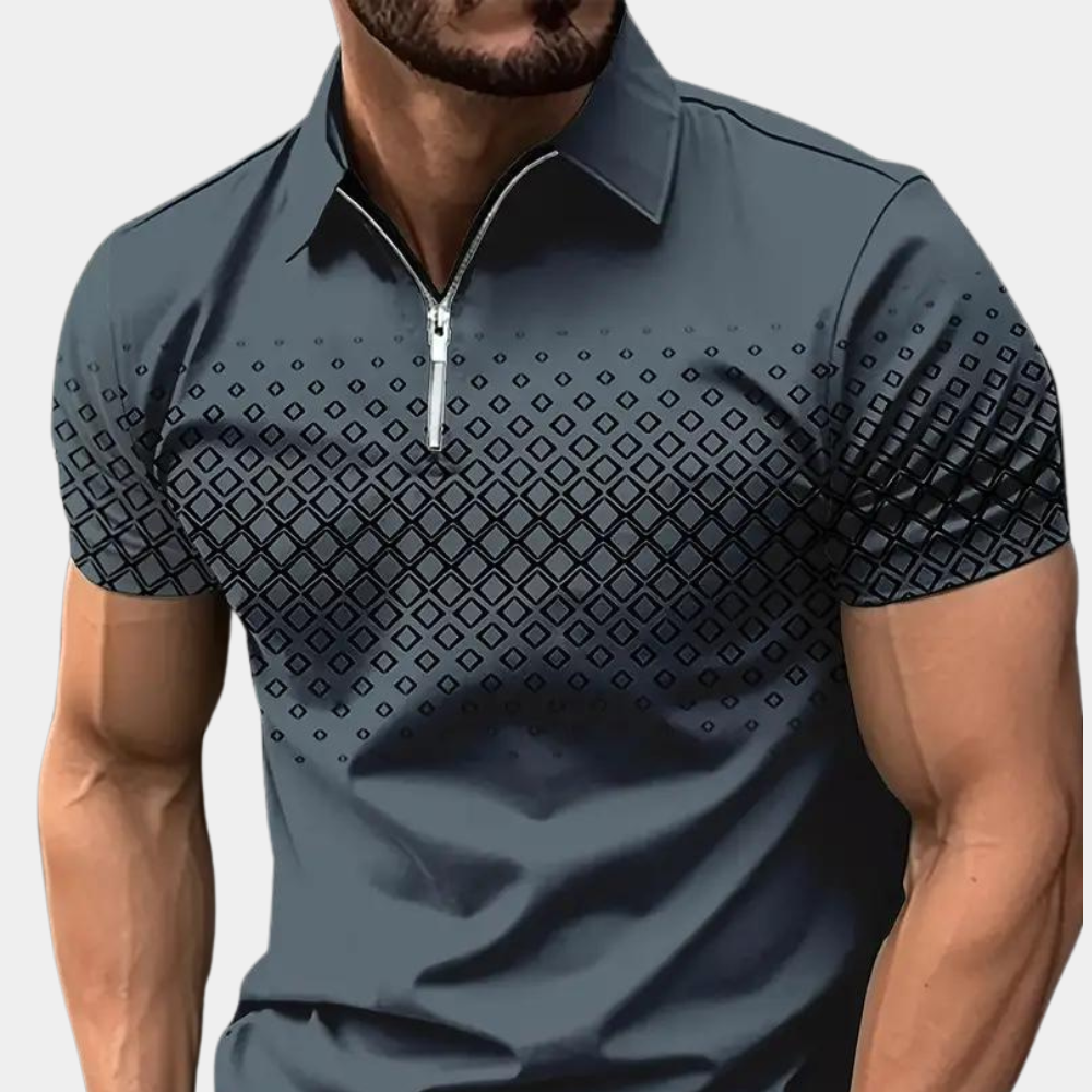 Hubert® | Printed Polo Shirt For Men