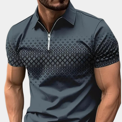 Hubert® | Printed Polo Shirt For Men