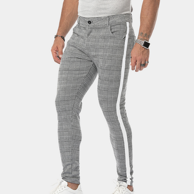 Adam® | Men'S Skinny Check Trousers