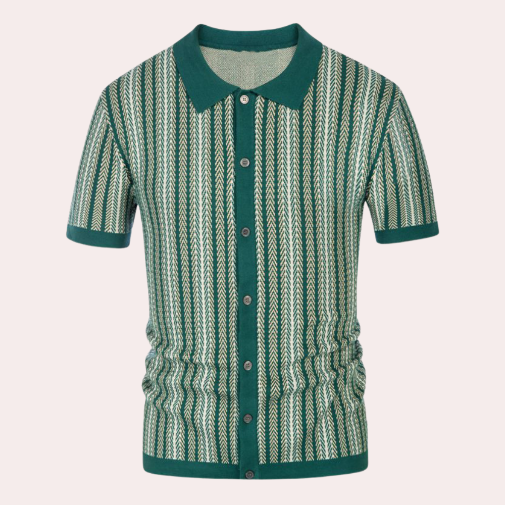 Ryan® | Men's Striped Knit Shirt