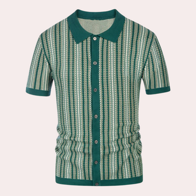 Ryan® | Men's Striped Knit Shirt