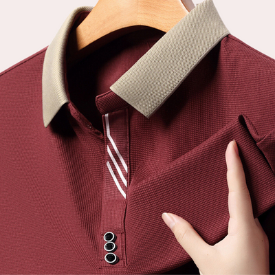 Kolin® | Men'S Casual Long Sleeve Polo Shirt