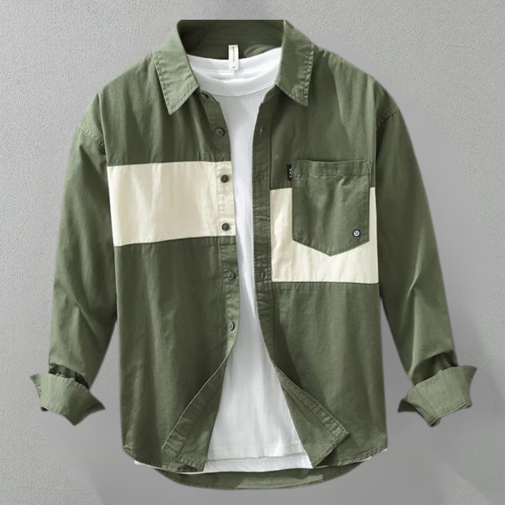 Kai® | Elegance Patchwork Polo T-Shirt For Men