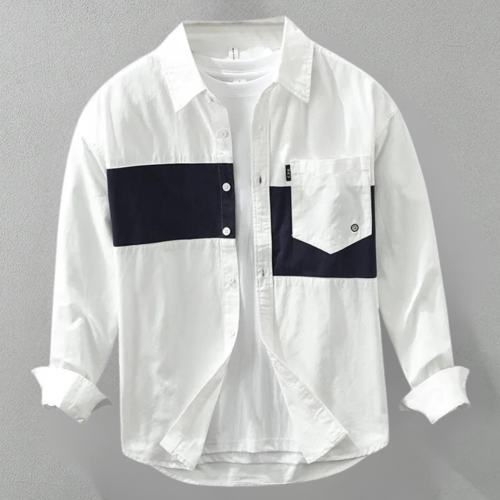 Kai® | Elegance Patchwork Polo T-Shirt For Men