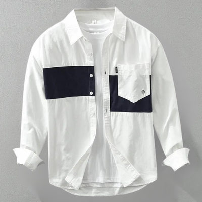 Kai® | Elegance Patchwork Polo T-Shirt For Men