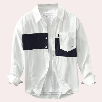 Kai® | Elegance Patchwork Polo T-Shirt For Men
