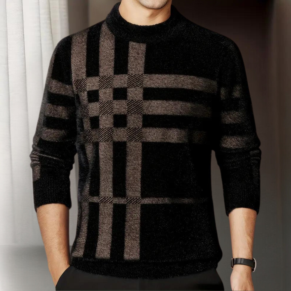 Matthew® | Men'S Comfort Stretch Knitted Sweater