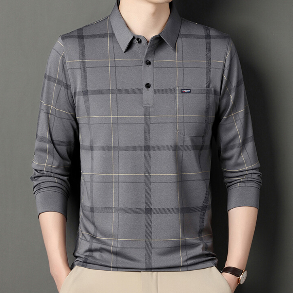 Isaac® | Men's Casual Plaid T-Shirt