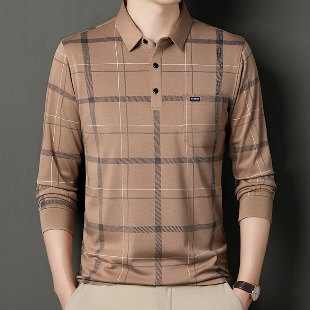 Isaac® | Men's Casual Plaid T-Shirt