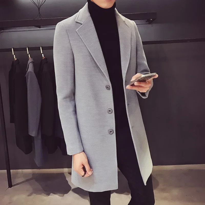 Odel | Men's Wool Coat Elegant Business Jacket - Office and Leisure