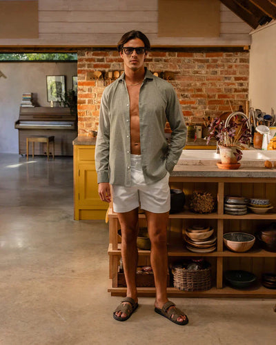 Latoya® | Linen Shirt Sage