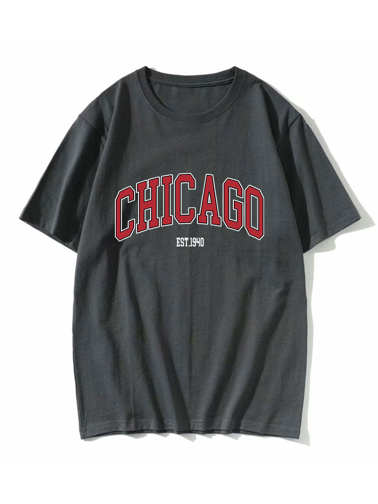 Alan® | Chicago Letter Print T-Shirt
