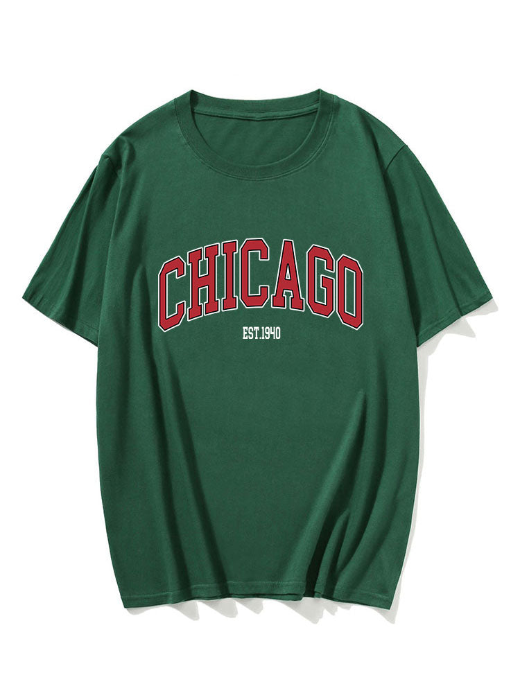 Alan® | Chicago Letter Print T-Shirt