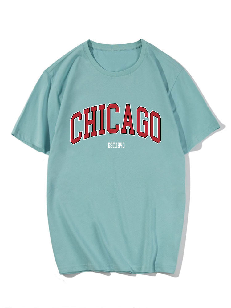 Alan® | Chicago Letter Print T-Shirt