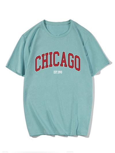 Alan® | Chicago Letter Print T-Shirt