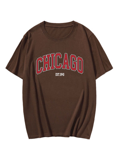 Alan® | Chicago Letter Print T-Shirt