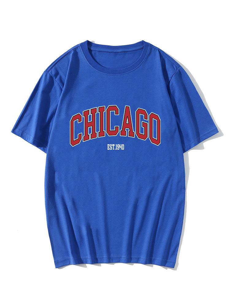 Lucas® | Chicago Letter Print T-Shirt