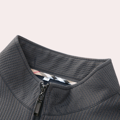 Victoriano® | Elegant men's T-shirt with partial zip