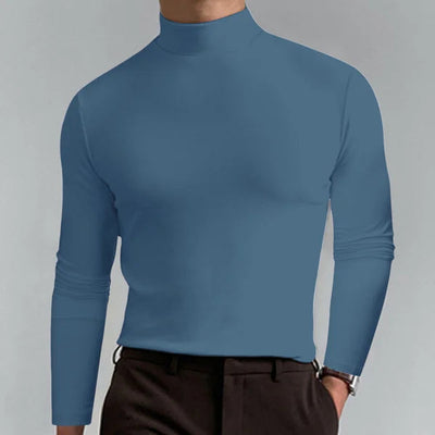 Sol | Men's slim-fit turtleneck sweater with long sleeves
