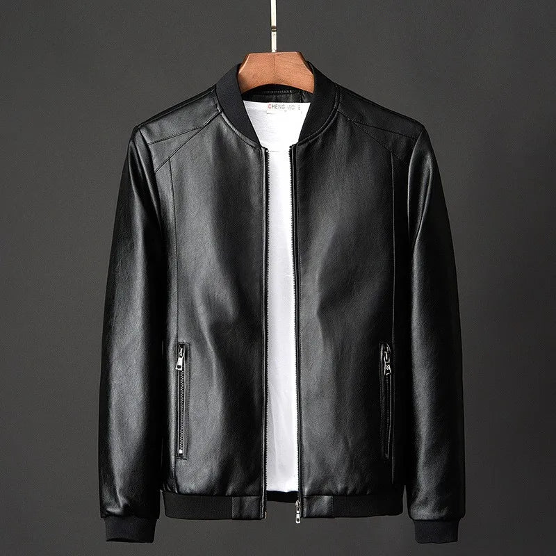 Raiden | Men's leather jacket bomber statement style