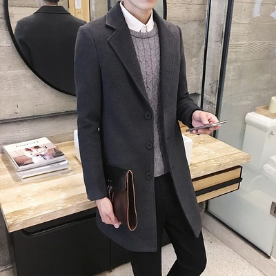 Odel | Men's Wool Coat Elegant Business Jacket - Office and Leisure