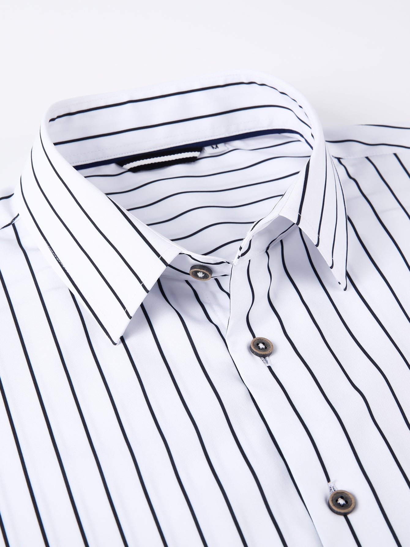 Kian® | Long Sleeve Stripe Pocket Button Up Shirt