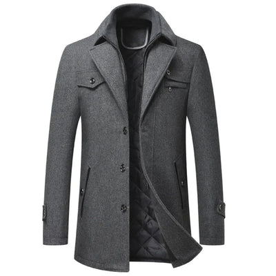 Cruz | Camden Quilted Cashmere Overcoat