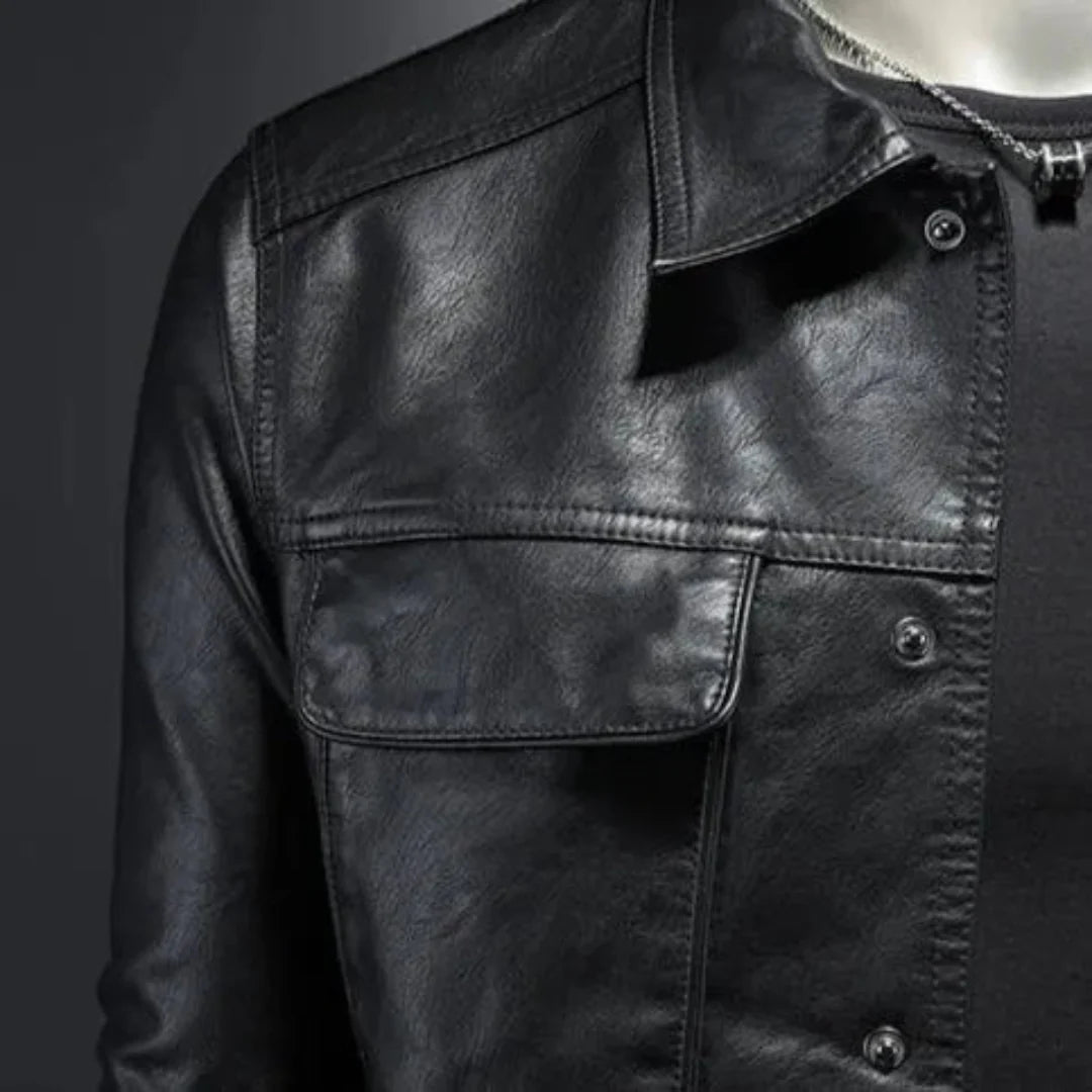 Mariano | Carl Classic Faux Leather Moto Jacket