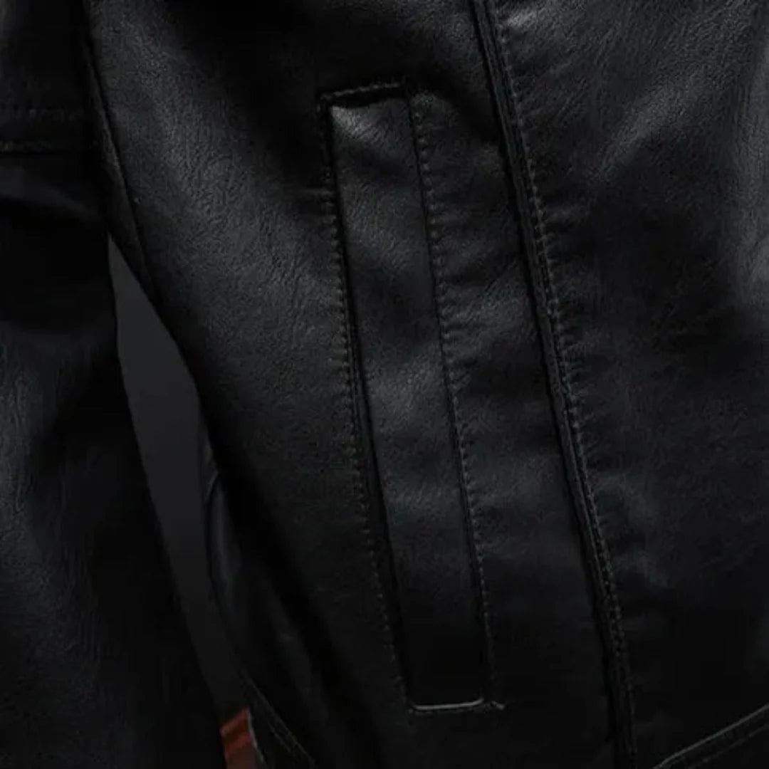 Mariano | Carl Classic Faux Leather Moto Jacket