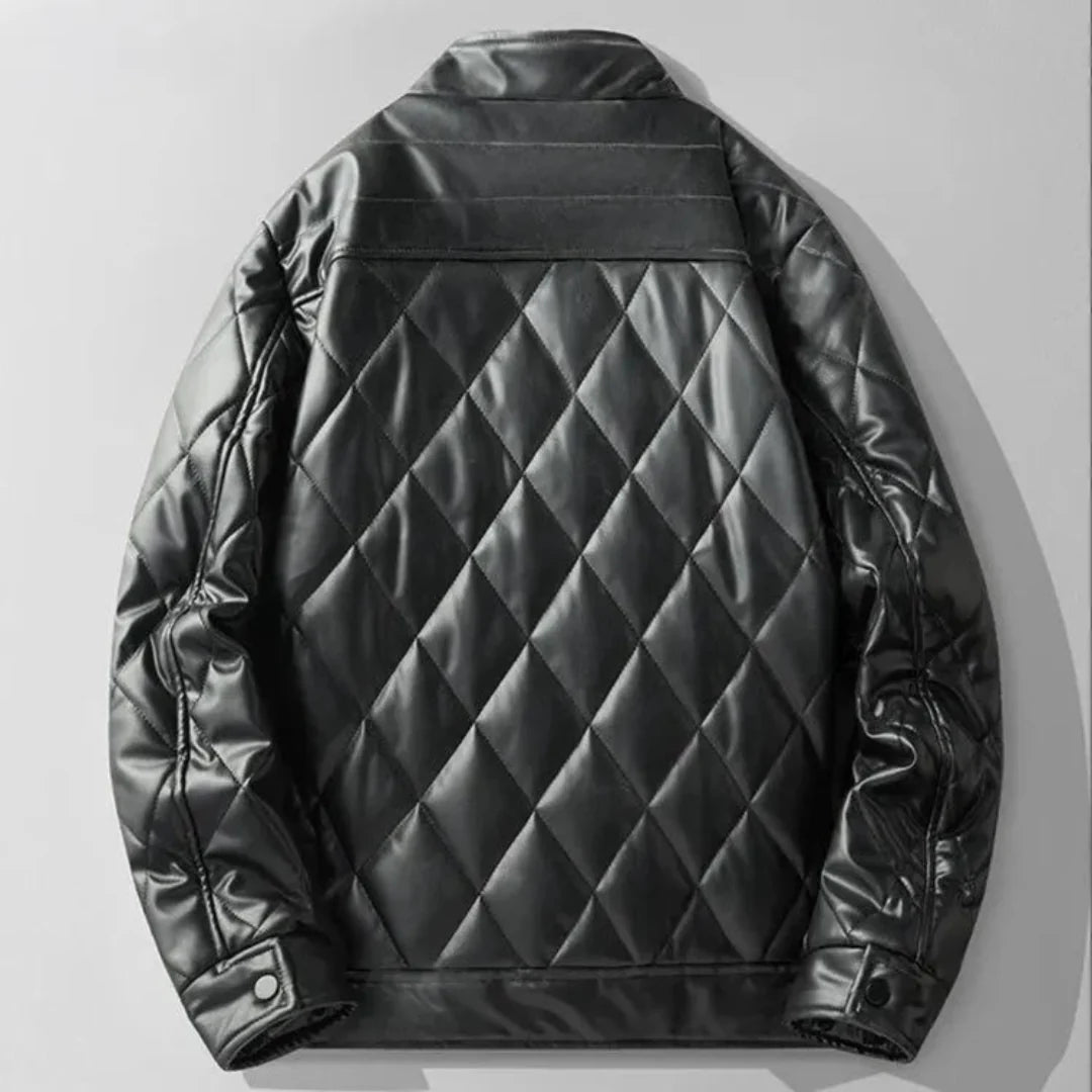 Quintín | Carl Quilted Leather Jacket