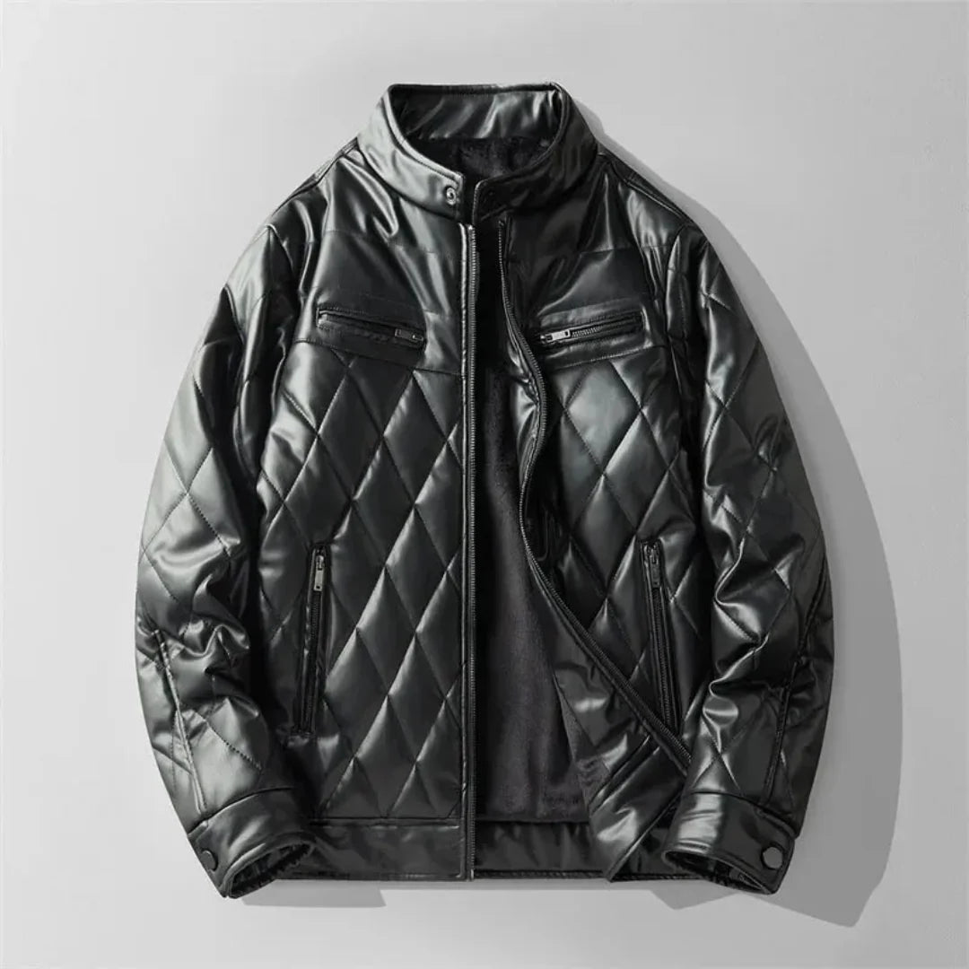 Quintín | Carl Quilted Leather Jacket