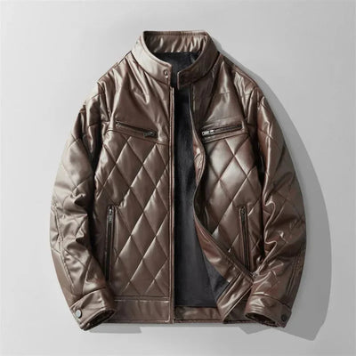 Quintín | Carl Quilted Leather Jacket