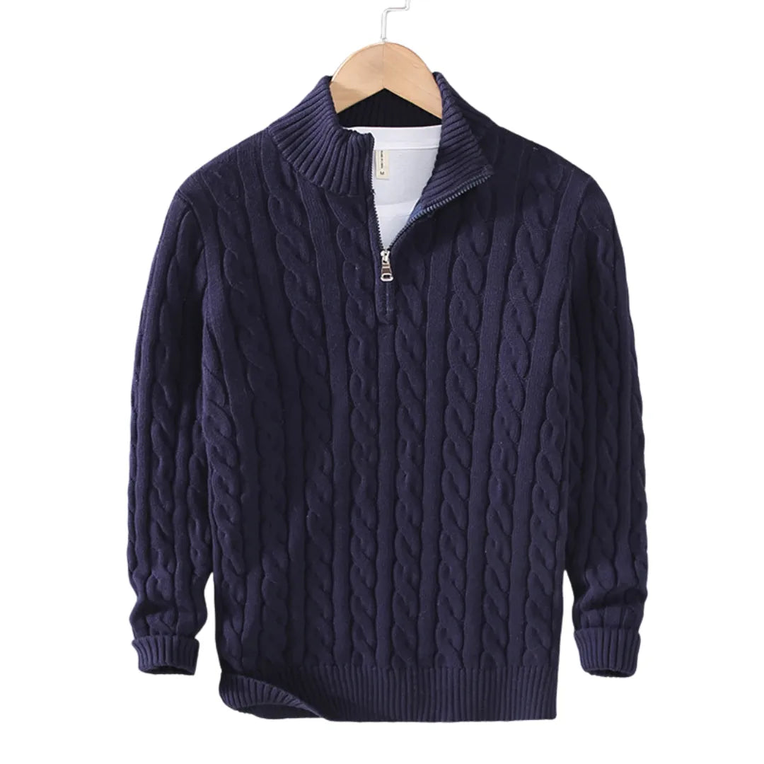 Bartolomé | Knit Half Zip Sweater