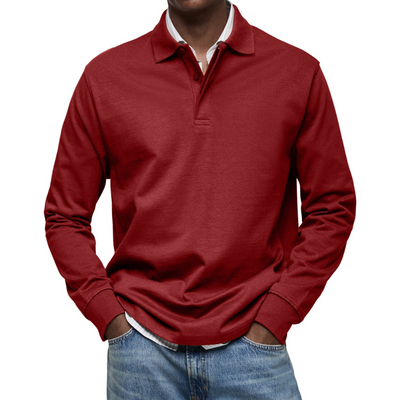 Maximilian® | Casual Long Sleeve Polo