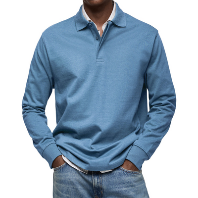 Maximilian® | Casual Long Sleeve Polo