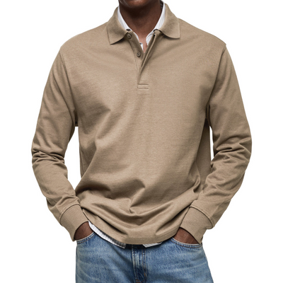 Maximilian® | Casual Long Sleeve Polo