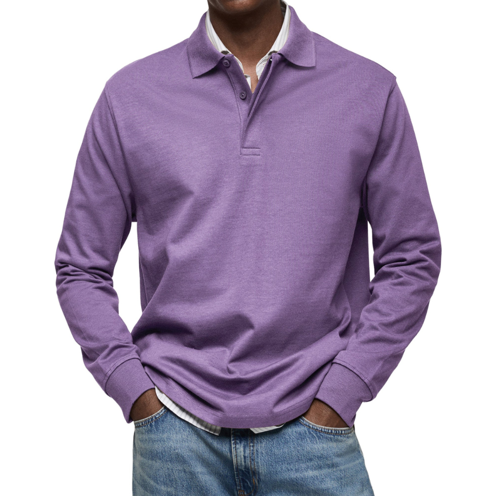 Maximilian® | Casual Long Sleeve Polo